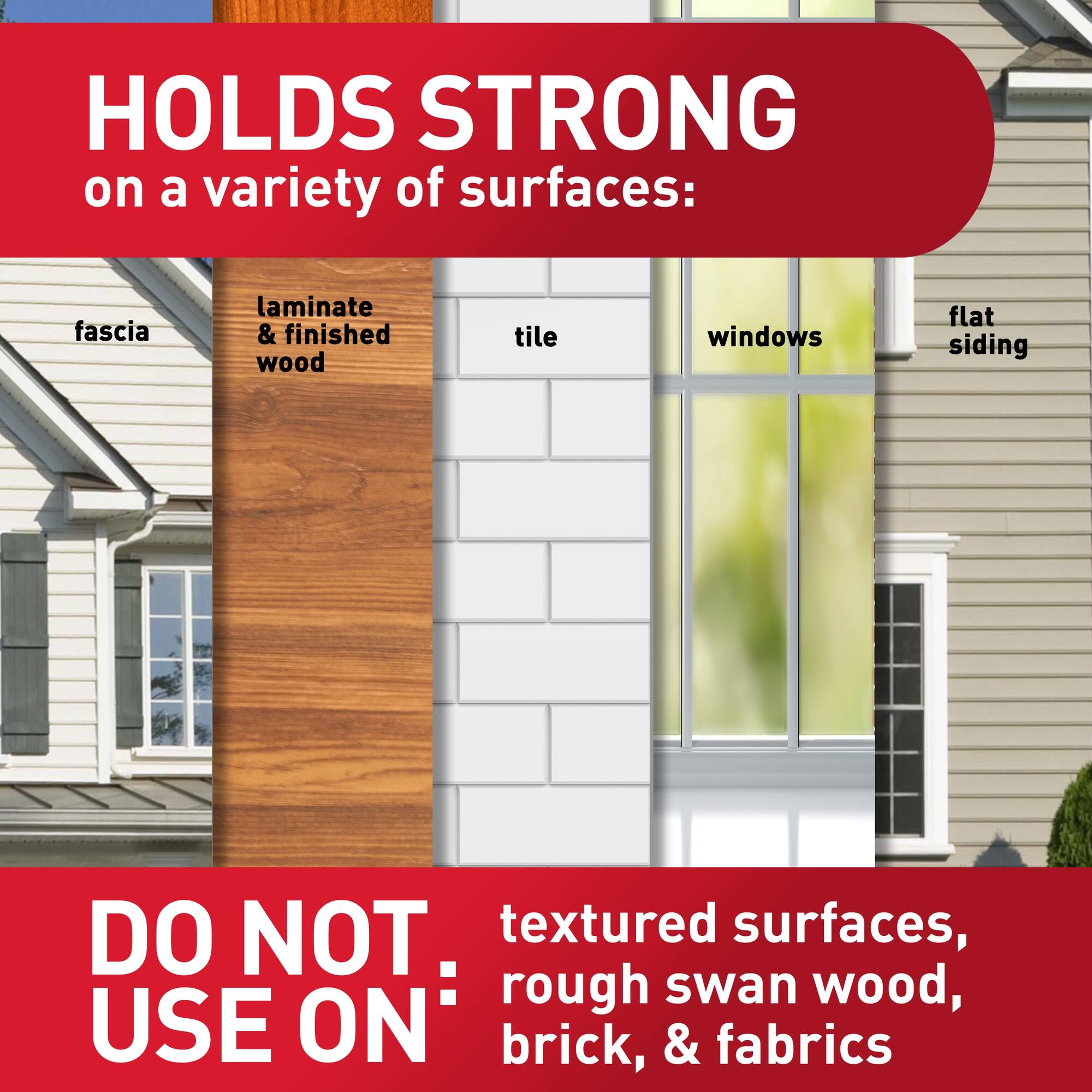 Command™ Outdoor Light Clips with Foam Strips